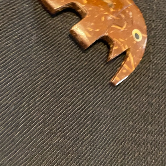 Vtg Evan Picone Blck Knee Length Animal Critter Buttons Plus Size 14 Rayon/flax - Picture 8 of 10